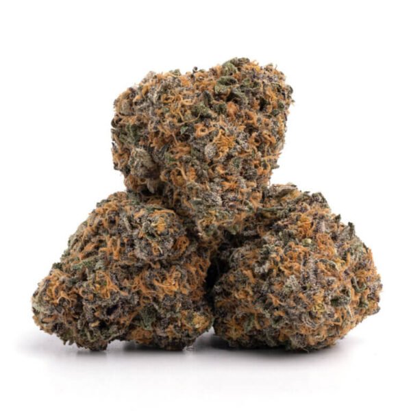 Banana Split THCa cannabis buds with tropical flavors and vibrant green colors.